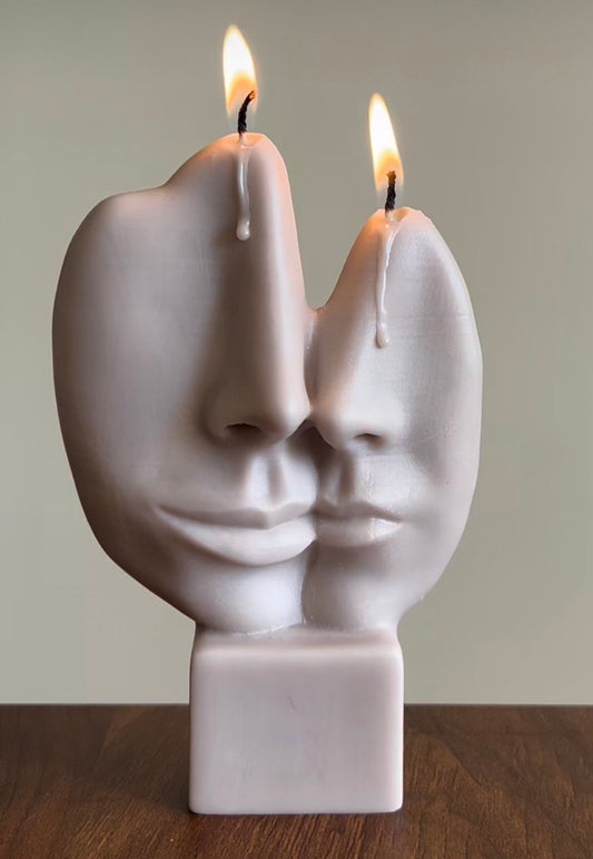 Soulmate Candle – Unique Couple Face Design